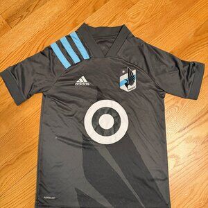 Minnesota United FC - Adidas Youth Large - Gray Wing Jersey - 2020-2022 issue